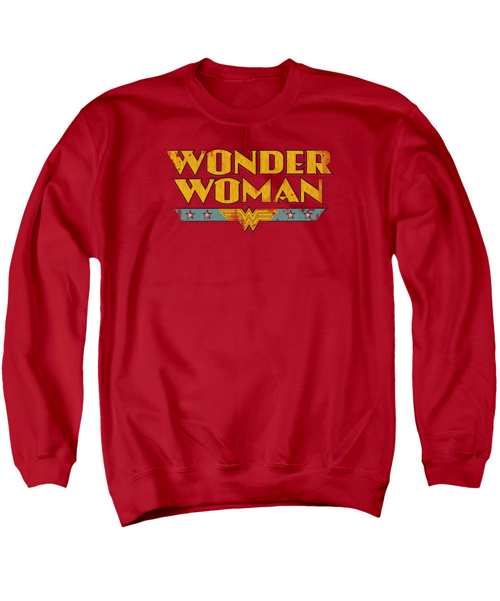 Wonder Woman™ Sweatshirt - Officially Licensed - Logo - Adult Unisex Crewneck Sweatshirt