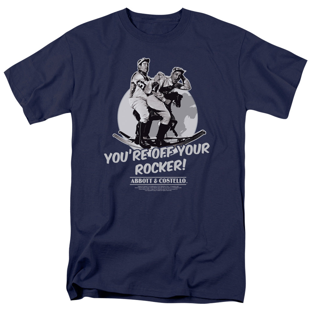 Abbott and Costello™ Shirt - Officially Licensed - Off Your Rocker - Comedy Duo - Adult Unisex Short Sleeve T-Shirt