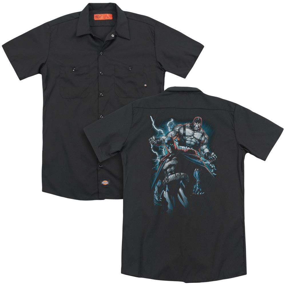 Batman - Evil Rising (Back Print) Adult Work Shirt - Forces Of Mankind