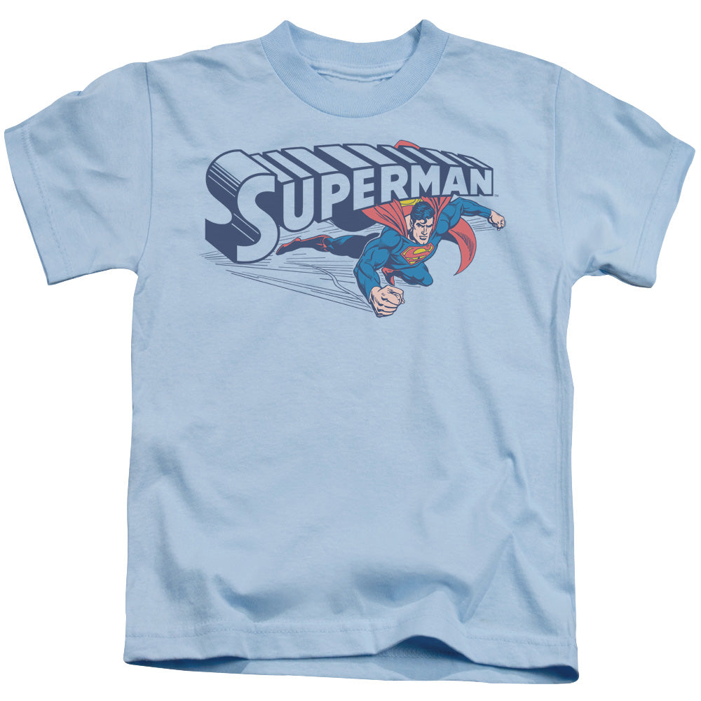 Superman™ - Juvenile Kids T-Shirt (Ages 4-7) - Juvenile T Shirt - Under Logo - Officially Licensed - Size 4 5 6 7
