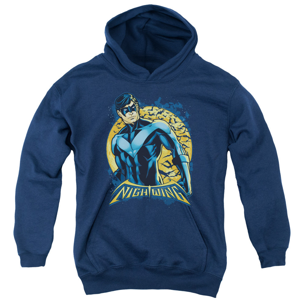 Batman - Nightwing Moon Youth Pull Over Hoodie - Forces Of Mankind