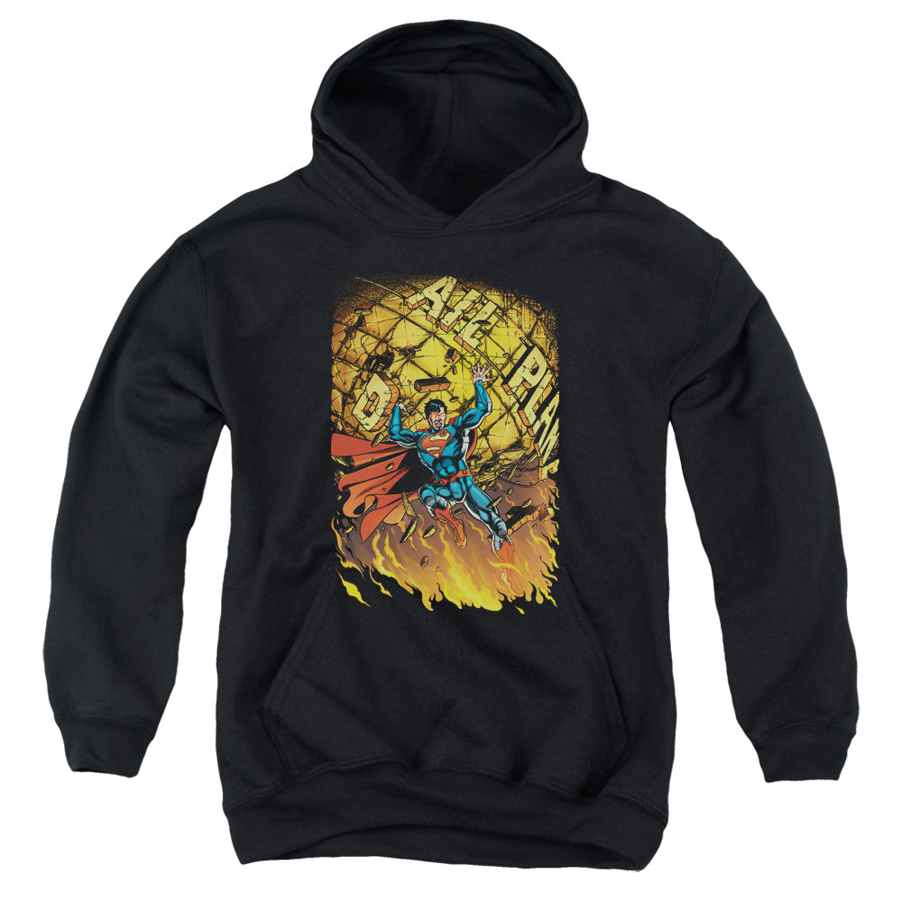 Superman™ Youth Kids Hoodie (Ages 7+) - Officially Licensed - Superman #1 - Dc Comics - Youth Pull Over Hoodie