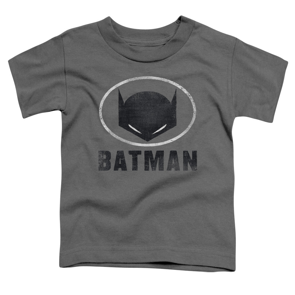 Batman - Mask In Oval Short Sleeve Toddler Tee - Forces Of Mankind