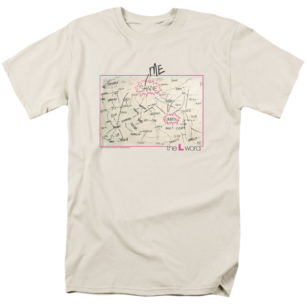 The L Word™ Shirt TV Show Series - Officially Licensed - Adult Unisex Short Sleeve T-Shirt - Chart