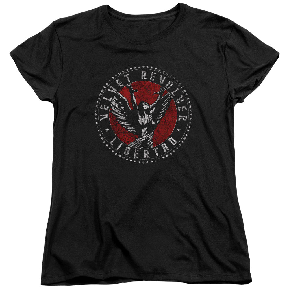 Velvet Revolver™ - Women's Tee - Short Sleeve Women's T-Shirt - Loose Fit - Circle Logo - Officially Licensed