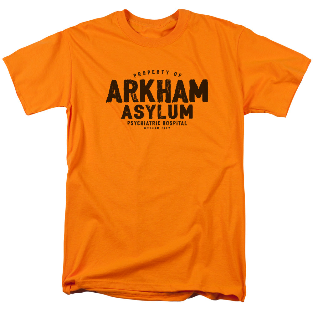 Batman™ Arkham Asylum Shirt - Officially Licensed - Property Of Arkham Asylum - Adult Unisex Short Sleeve T-Shirt