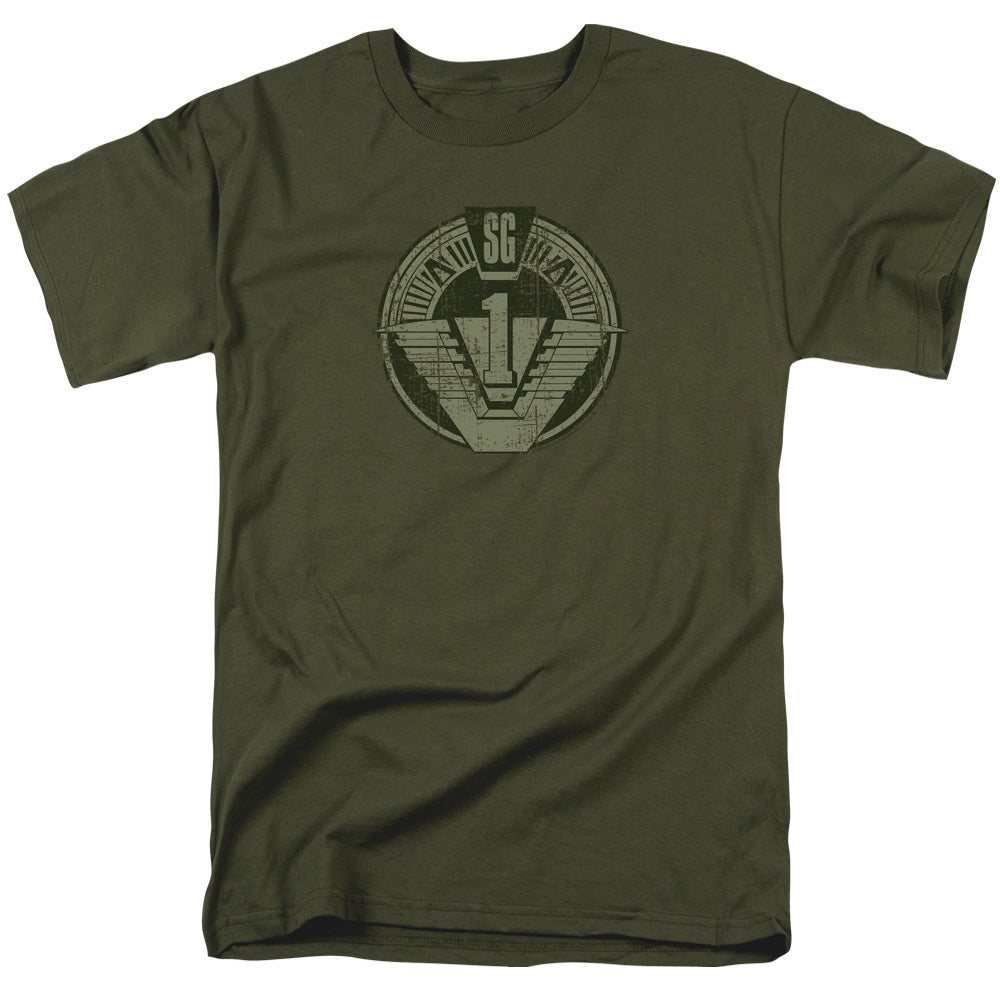 Stargate SG-1™ Shirt - Officially Licensed - Adult Unisex Short Sleeve T-Shirt - Sg1 Distressed