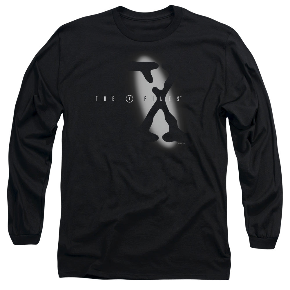 The X-Files - Spotlight Logo Long Sleeve Adult T-Shirt - Fox Mulder, Dana Scully, Xfiles Tshirt, Aliens, Tv Series, Truth Is Out There, Gift, Movie