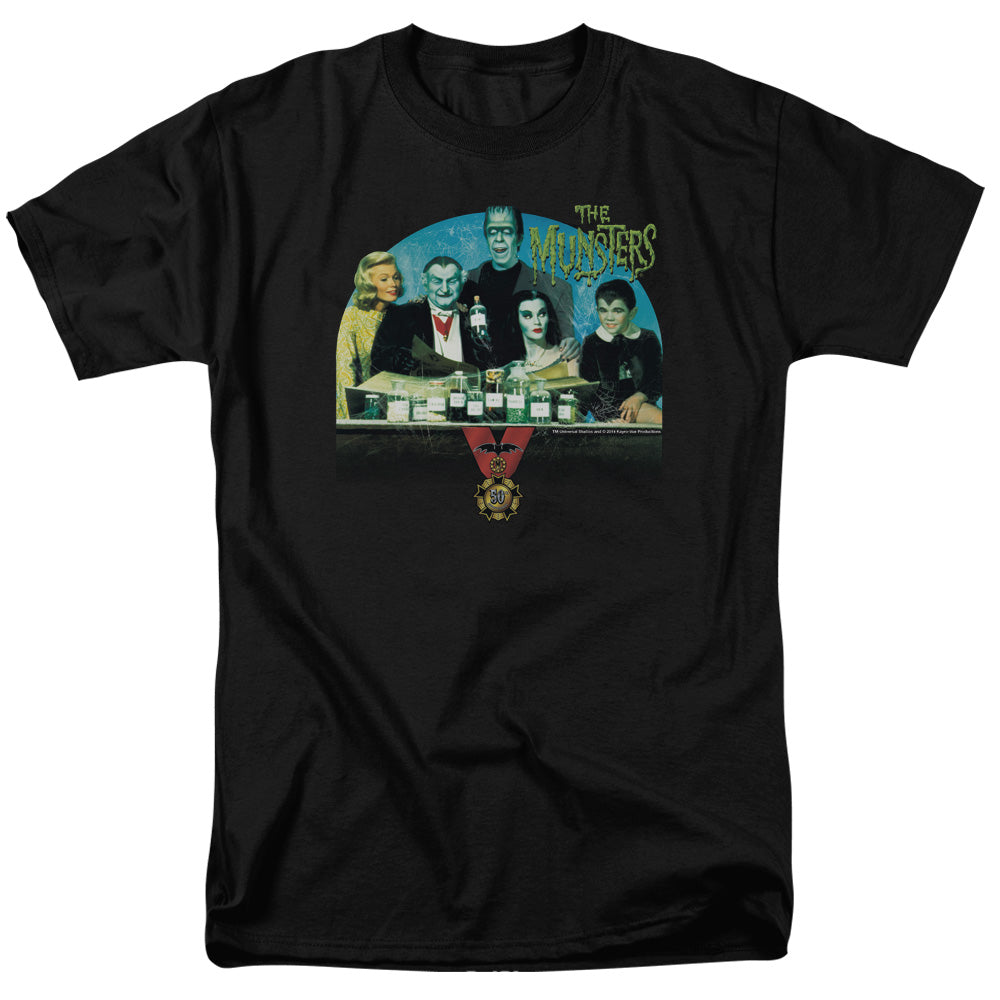 The Munsters™ Shirt - 50 Year Potion - Frankenstein Shirt - Adult Unisex Short Sleeve T-Shirt - Officially Licensed