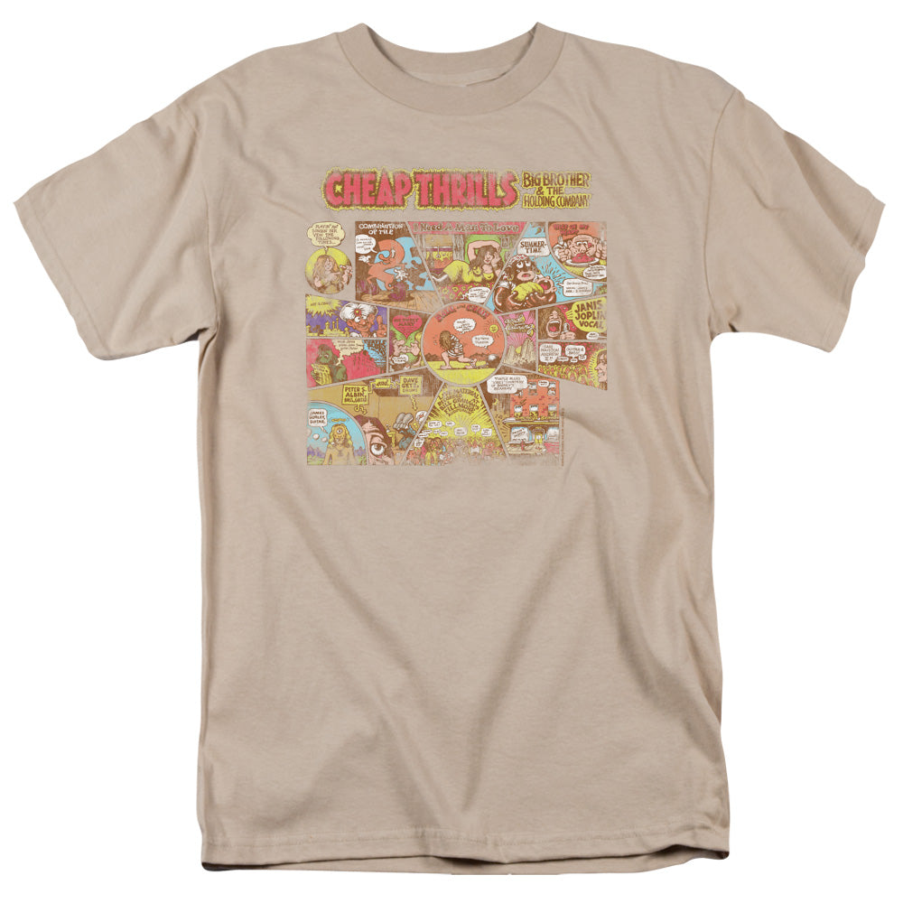 Big Brother And The Holding Company Shirt - Cheap Thrills - Officially Licensed - Adult Unisex Short Sleeve T-Shirt