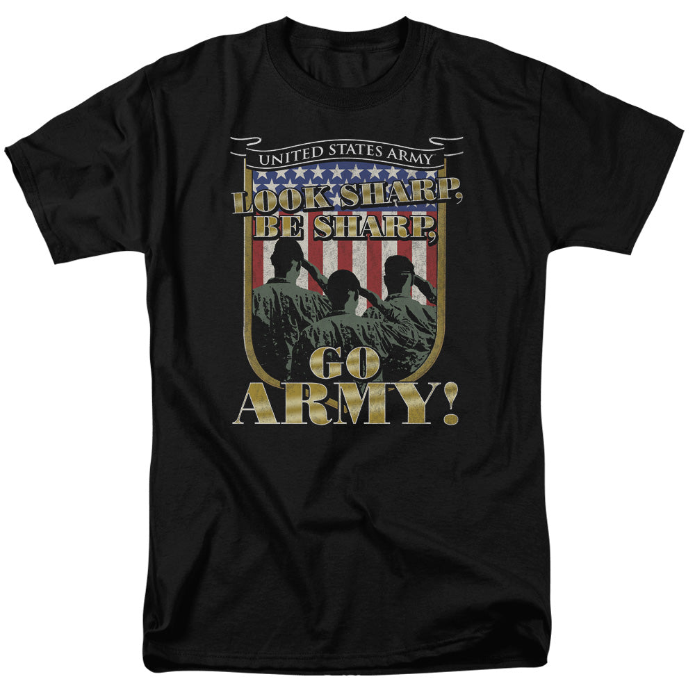 US Army™ Shirt - War Veteran Shirt - Military Shirt - Army Infantry - Soldier - National Guard - Salute Look Sharp Be Smart - Go Army