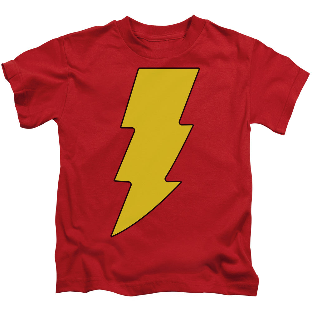 The Flash™ - Juvenile Kids T-Shirt (Ages 4-7) - Juvenile T Shirt - Shazam Logo - Lightning - Officially Licensed - Size 4 5 6 7