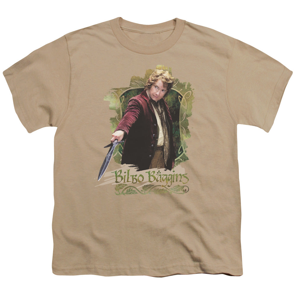The Hobbit™ - Youth Kids T-Shirt (Ages 7+) - Short Sleeve Youth T Shirt - Bilbo Baggins - Officially Licensed - S M L XL