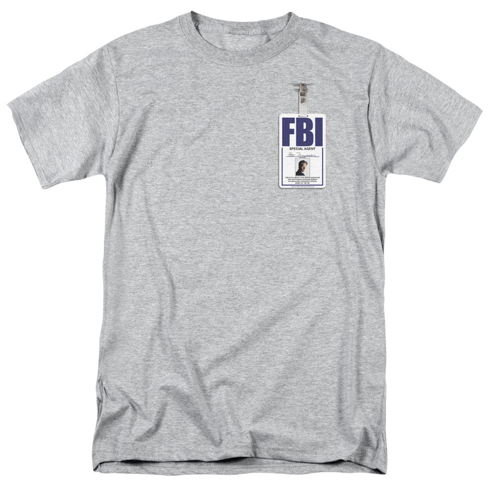 The X-Files™ Shirt - Officially Licensed - Adult Unisex Short Sleeve T-Shirt - Mulder Badge