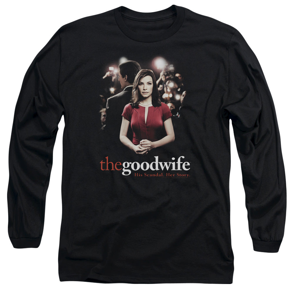 The Good Wife - Bad Press Long Sleeve Adult 18/1 - Forces Of Mankind
