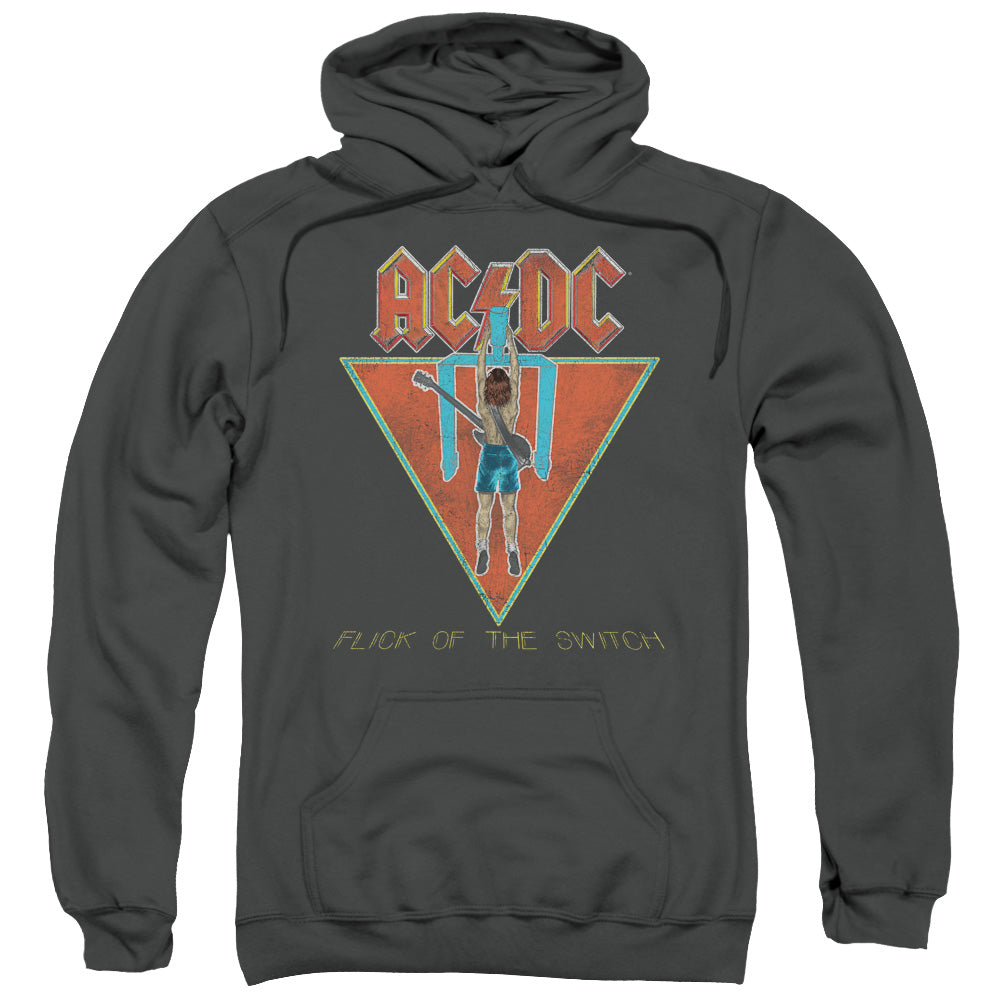 Acdc - Flick Of The Switch Adult Pull Over Hoodie - Forces Of Mankind