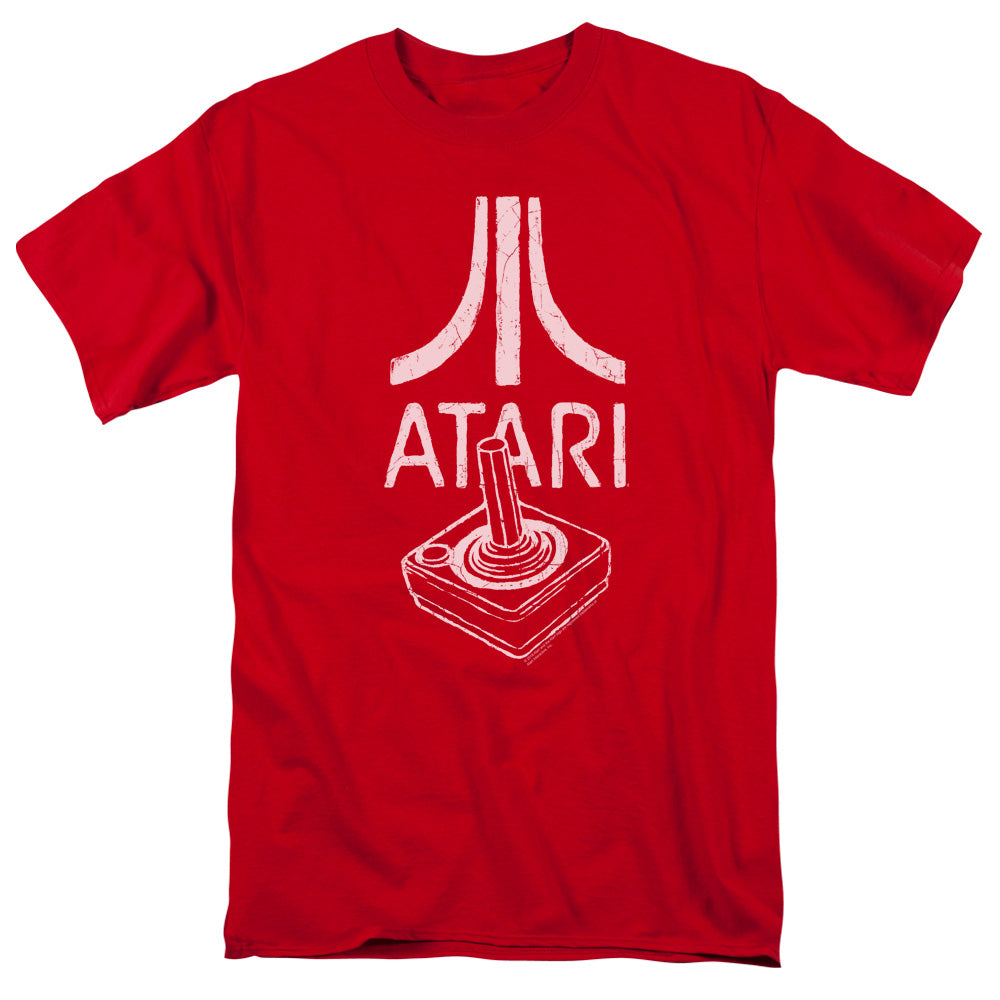 Atari™ Shirt - Officially Licensed - Game Shirt - Geek Shirt - Gamer Shirt - Gaming Shirt - Streamer Shirt - Adult Unisex Short Sleeve T-Shirt - Joystick Logo