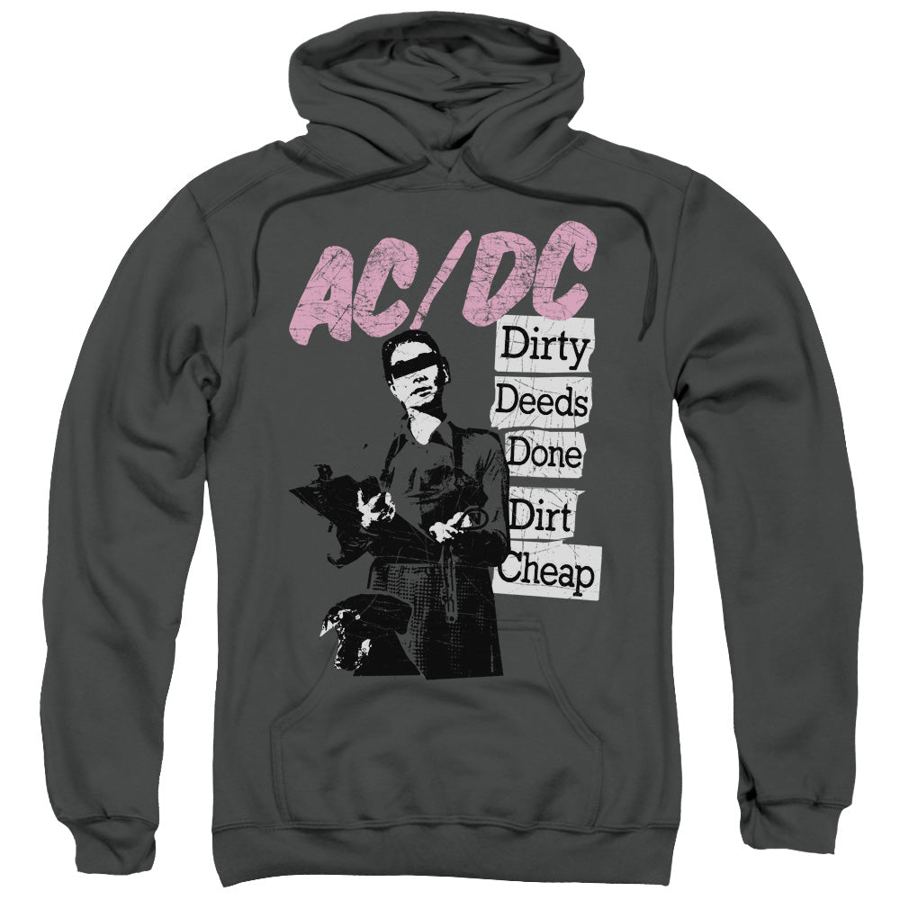 Acdc - Dirty Deeds Adult Pull Over Hoodie - Forces Of Mankind