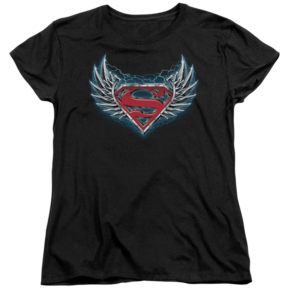 Superman - Steel Wings Logo Short Sleeve Women's Tee