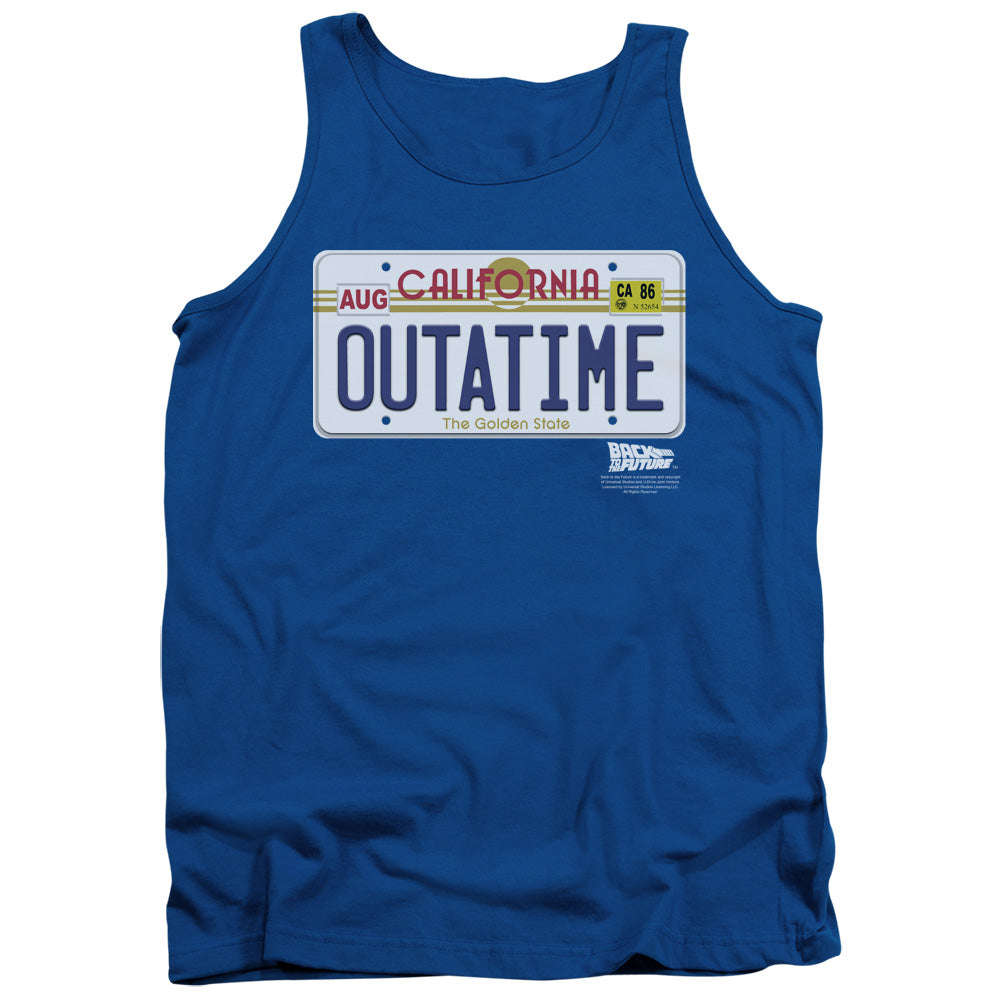 Back To The Future - Outatime Plate Adult Tank - Forces Of Mankind