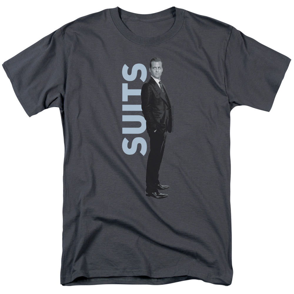 Suits™ TV Show Shirt - Officially Licensed - Suit Standing - Adult Unisex Short Sleeve T-Shirt