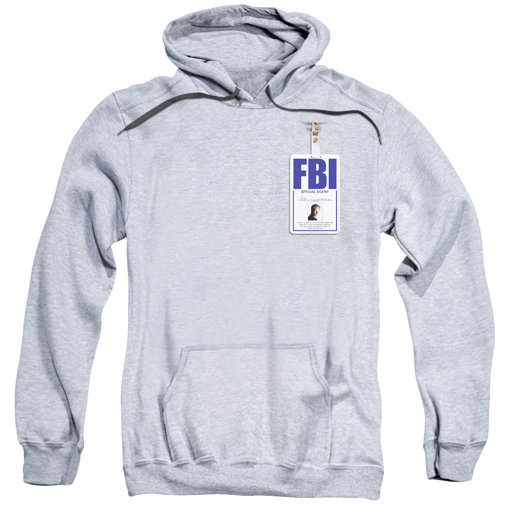 The X-Files - Adult Unisex Hoodie - Pull Over Hoodie - Mulder Badge - Officially Licensed
