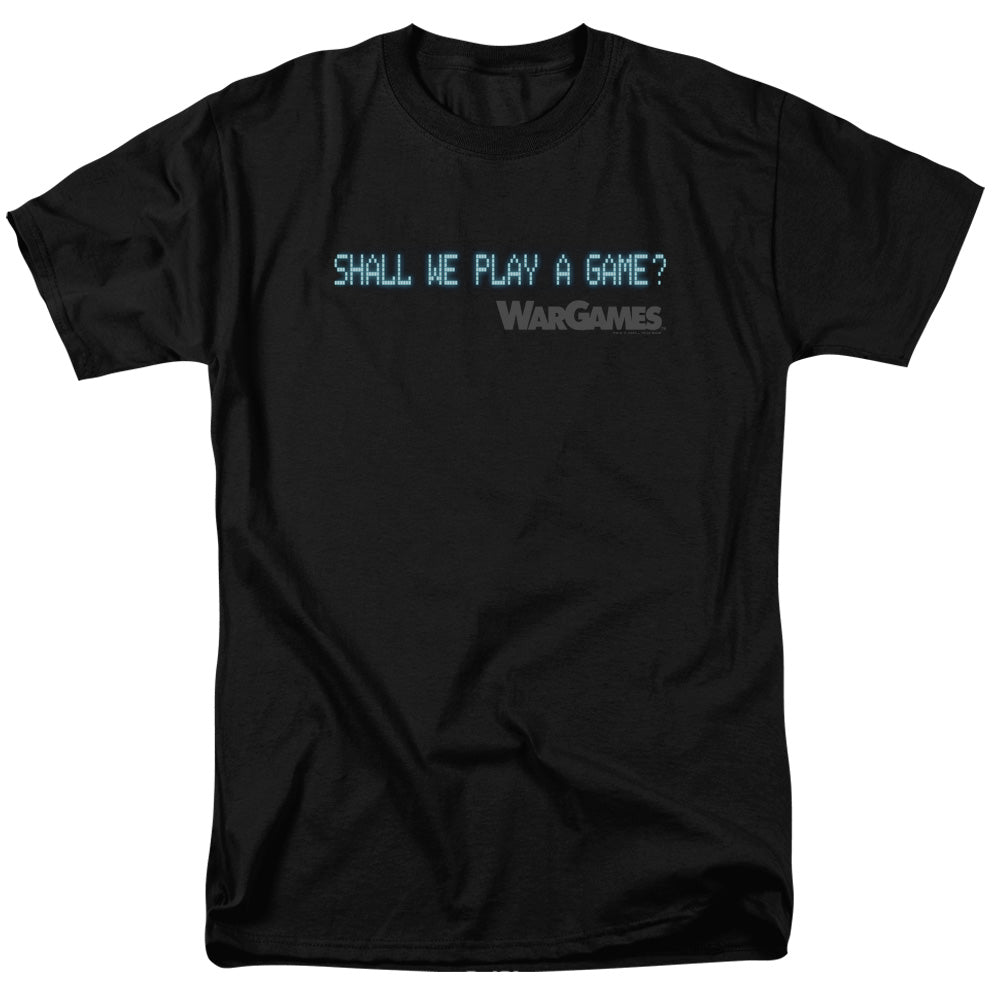WarGames™ Movie Shirt - Shall We - Officially Licensed - Adult Unisex Short Sleeve T-Shirt