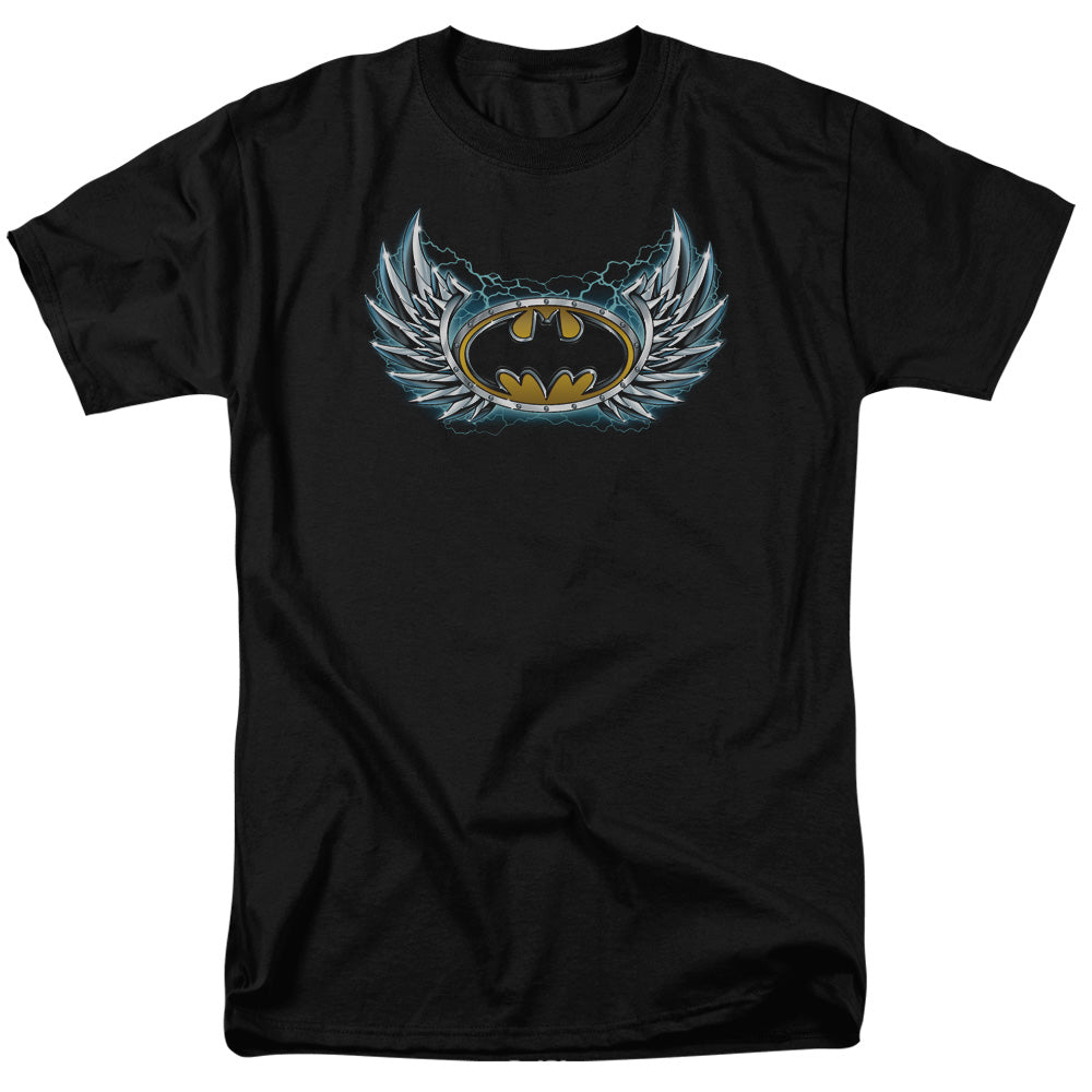 Batman™ Shirt - Officially Licensed - Steel Wings Logo - DC Batman Logo Shirt - Adult Unisex Short Sleeve T-Shirt