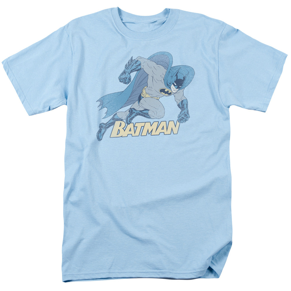 Batman™ Vintage Shirt - Officially Licensed - Retro Batman Running - DC Comics Vintage - Adult Unisex Short Sleeve T-Shirt