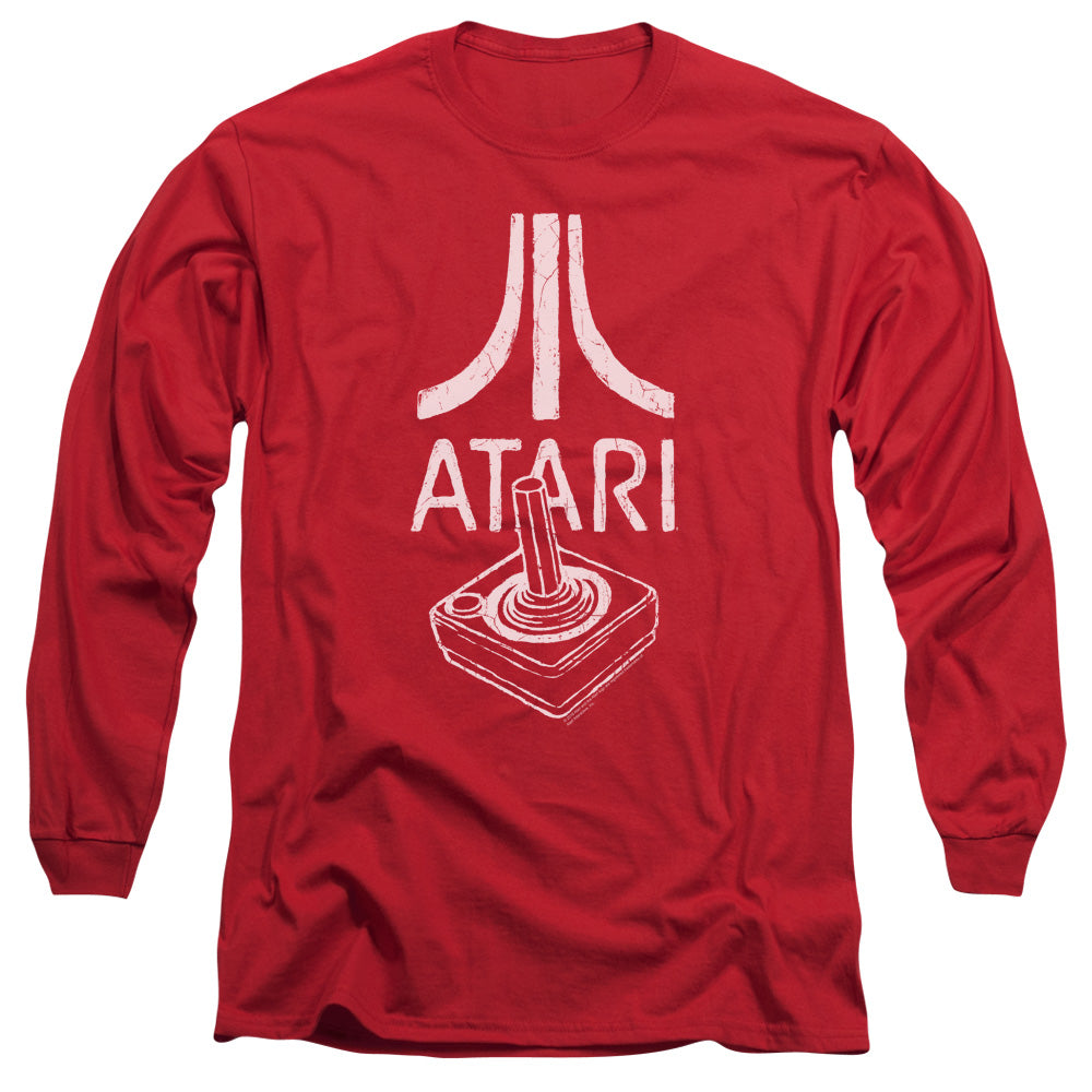 Atari™ - Officially Licensed - Adult Long Sleeve T-Shirt - Joystick Logo - S M L XL 2X