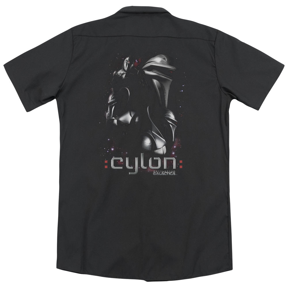 Battlestar Galactica - Centurions - Adult Short Sleeve Work Shirt - Dickies Brand