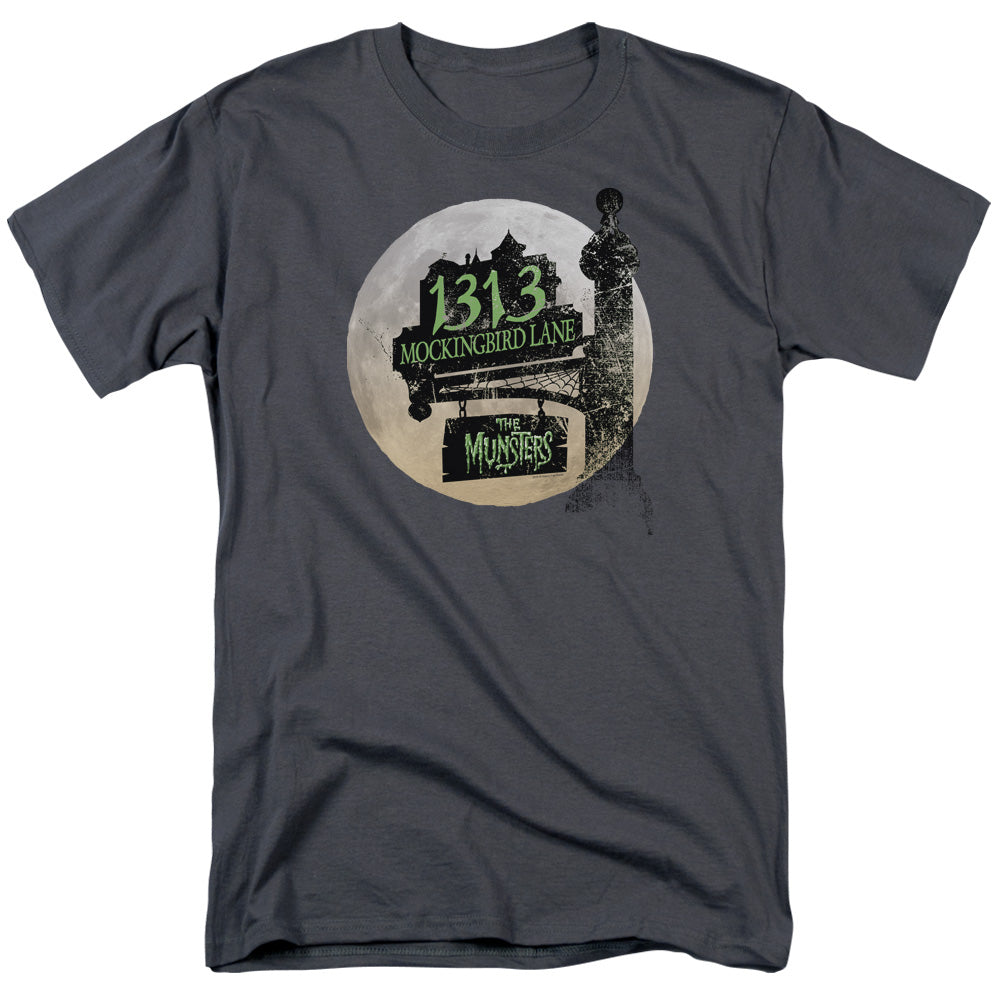 The Munsters™ Shirt - Moonlit Address - Frankenstein Shirt - Adult Unisex Short Sleeve T-Shirt - Officially Licensed