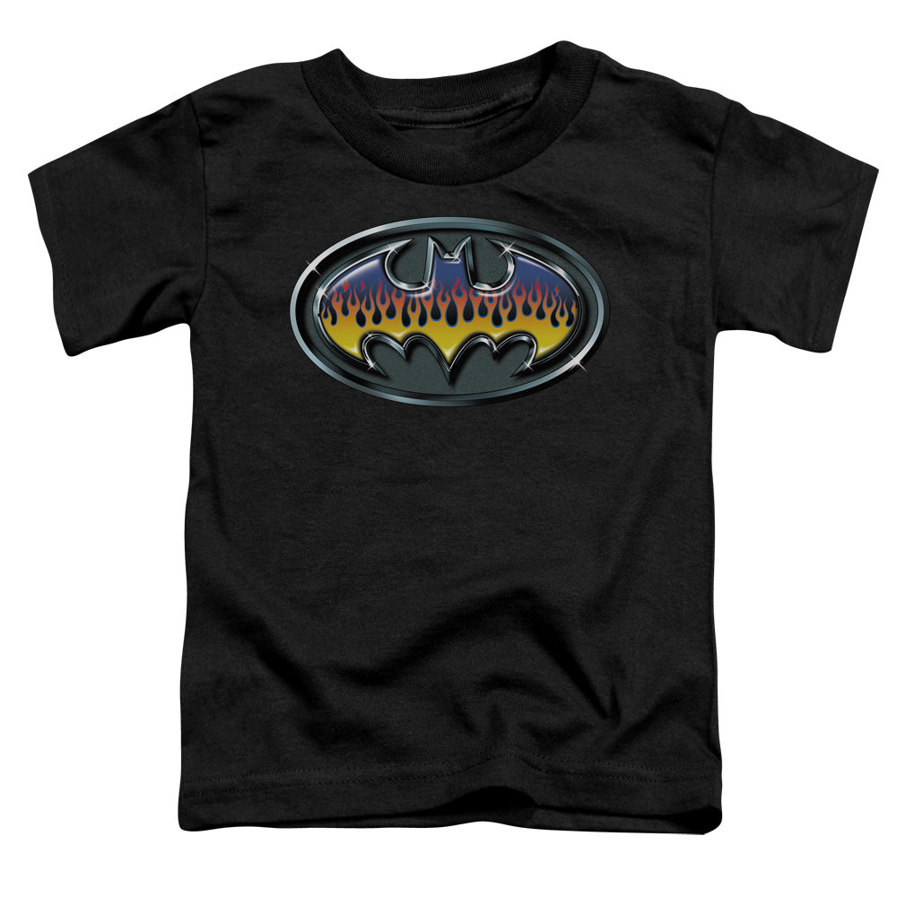 Batman - Hot Rod Shield Short Sleeve Toddler Tee - Forces Of Mankind