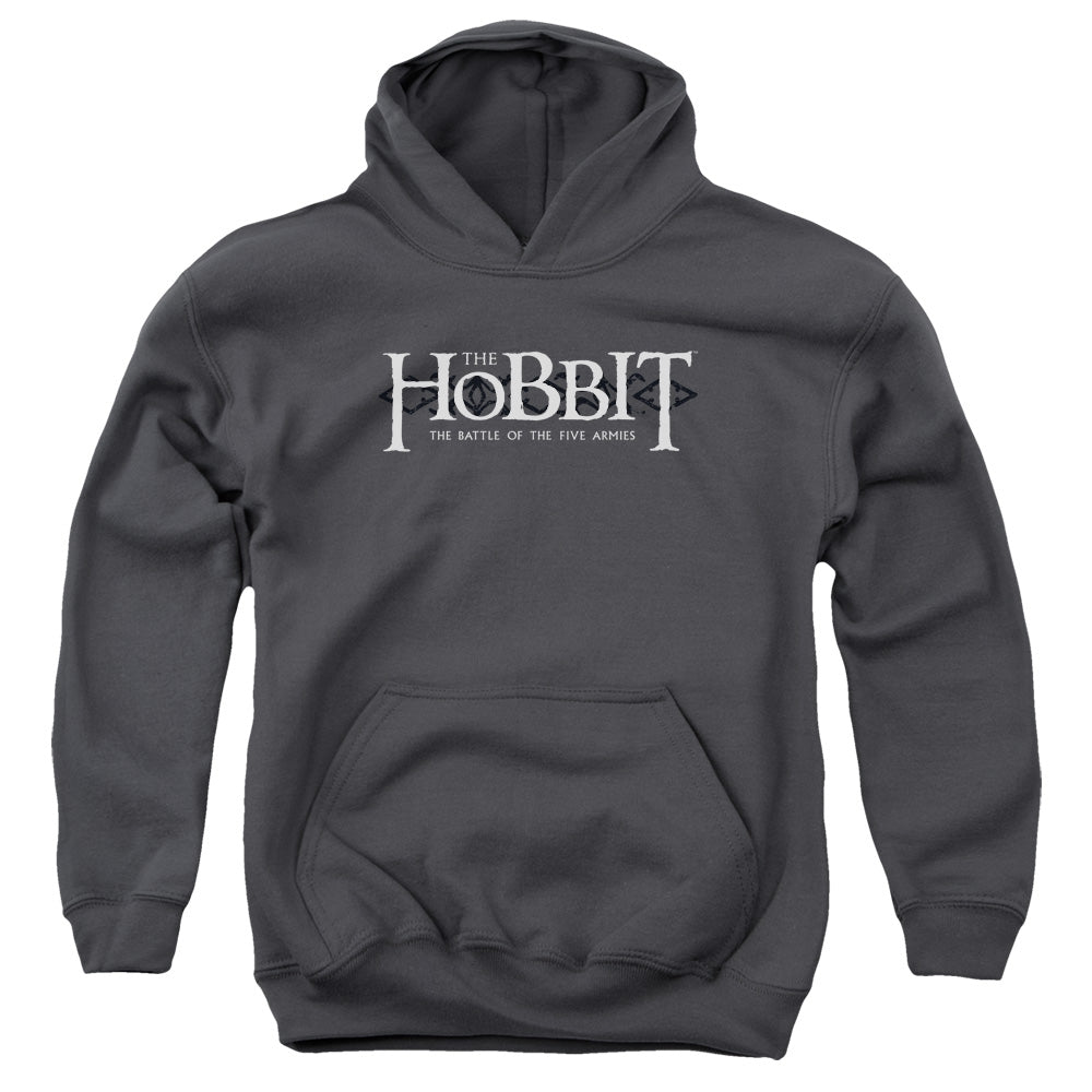 The Hobbit™ Youth Kids Hoodie (Ages 7+) - Officially Licensed - Ornate Logo - Youth Kids Pull Over Hoodie