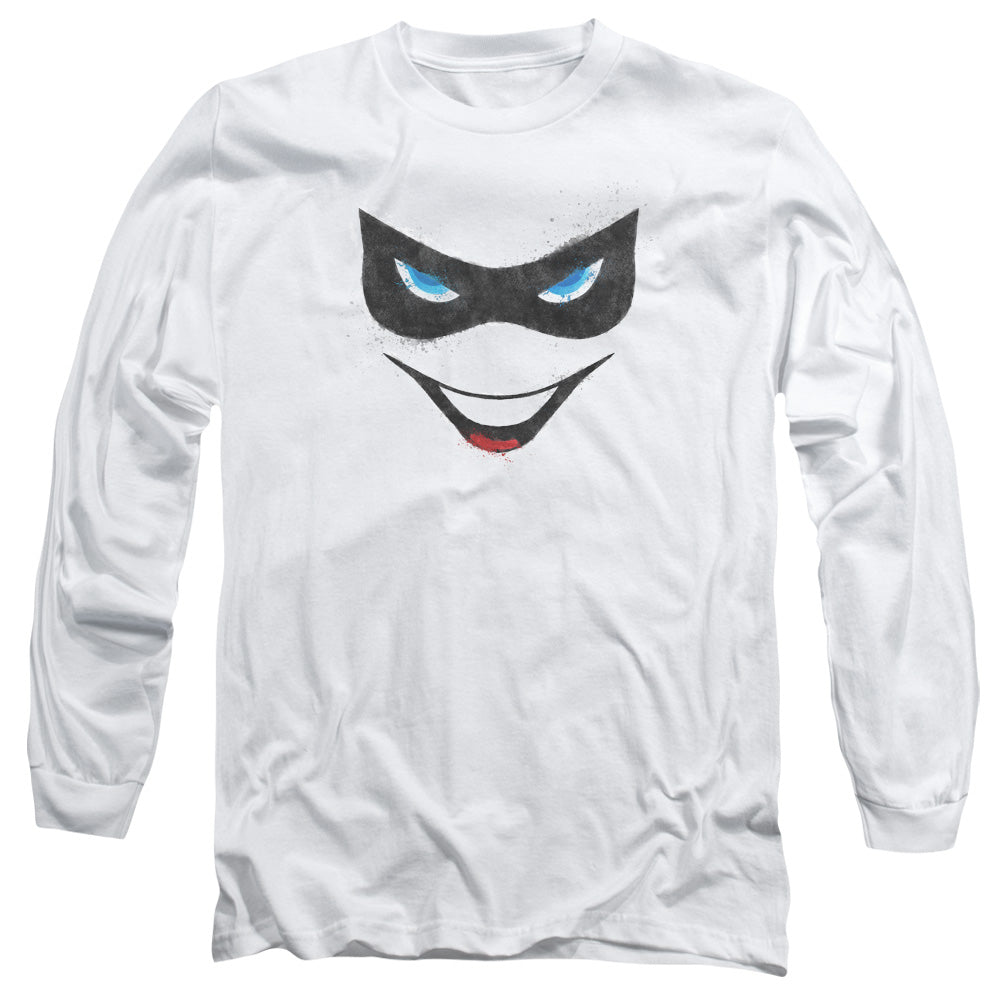 Batman - Harley Face Long Sleeve Adult 18/1 - Forces Of Mankind