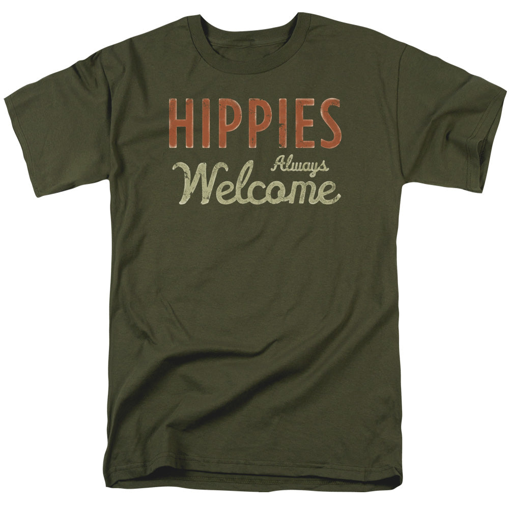 Woodstock™ Music Festival Shirt - Officially Licensed - 3 Days Of Music And Peace - Hippies Welcome - Adult Unisex Short Sleeve T-Shirt