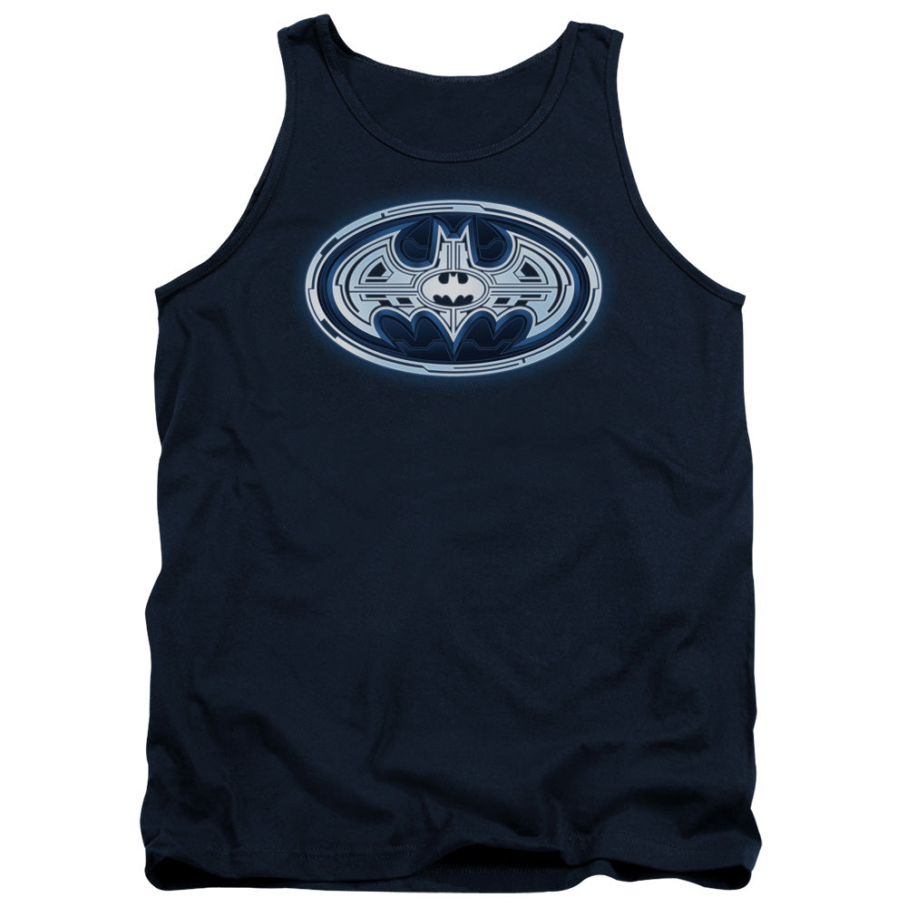 Batman - Cyber Bat Shield Adult Tank - Forces Of Mankind