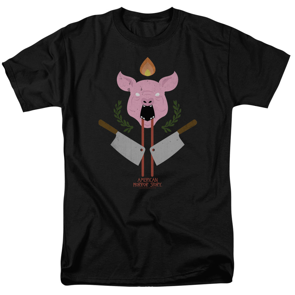 American Horror Story™ Shirt - Adult Unisex Short Sleeve T-Shirt - Pig Cleavers - Officially Licensed - AHS Harmons
