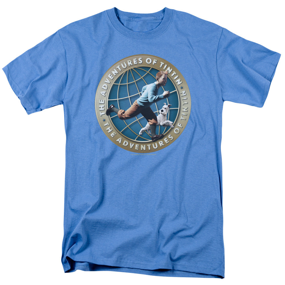Tintin™ Shirt - Officially Licensed - Around The Globe - Unisex Adult Short Sleeve T-Shirt