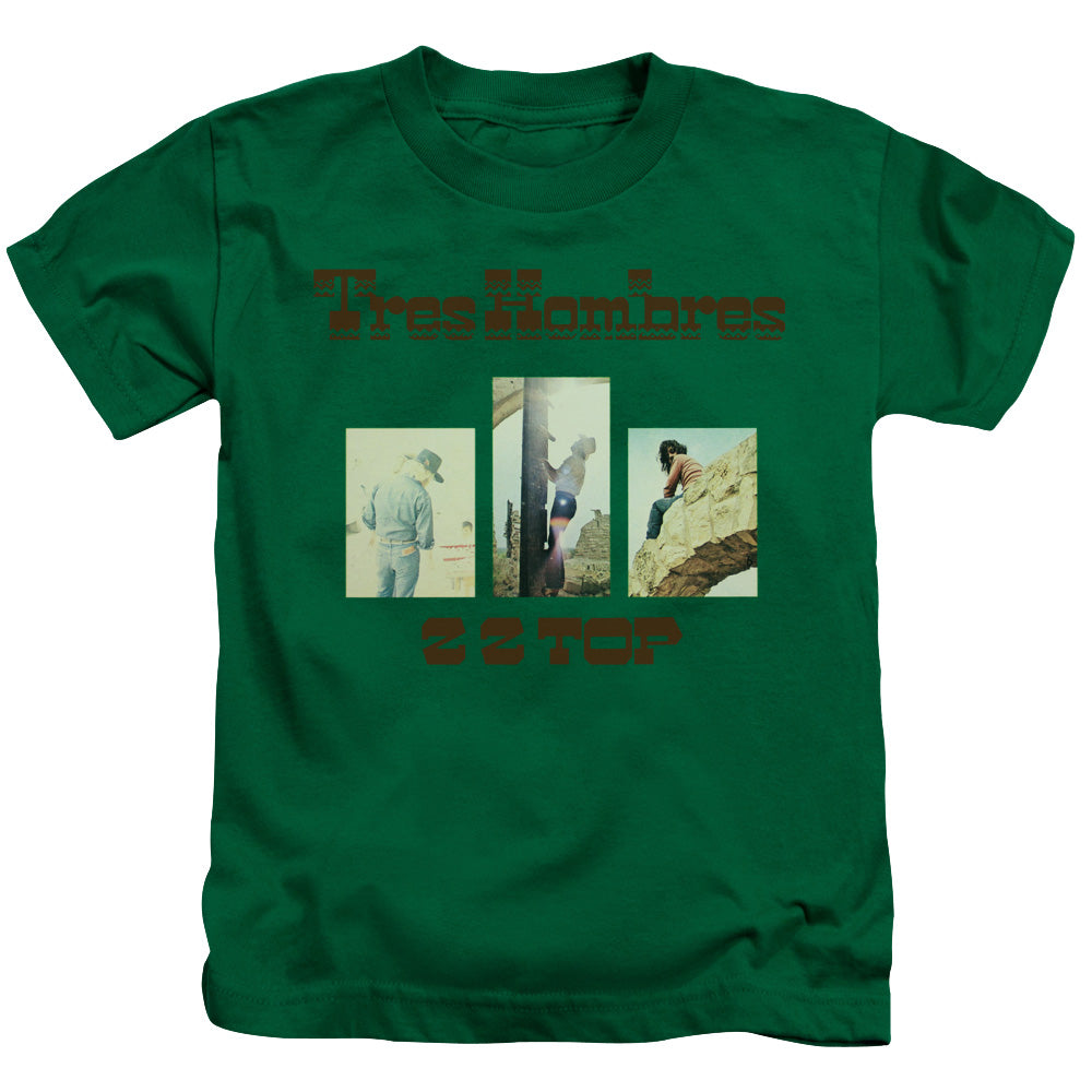 Zz Top™ - Kids Shirt (ages 4-7) - Tres Hombres - Juvenile Short Sleeve Kids T-Shirt - Size 4 5 6 7