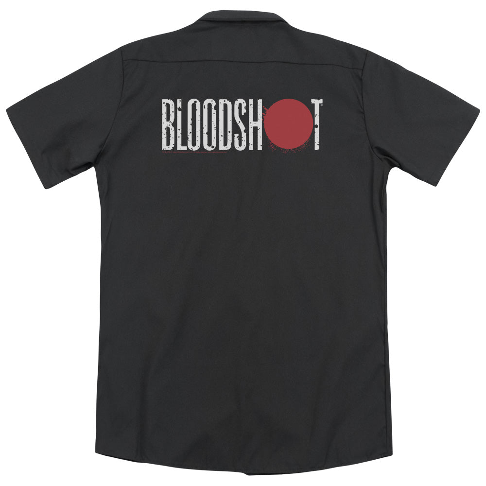 Bloodshot - Logo - Adult Short Sleeve Work Shirt - Dickies Brand