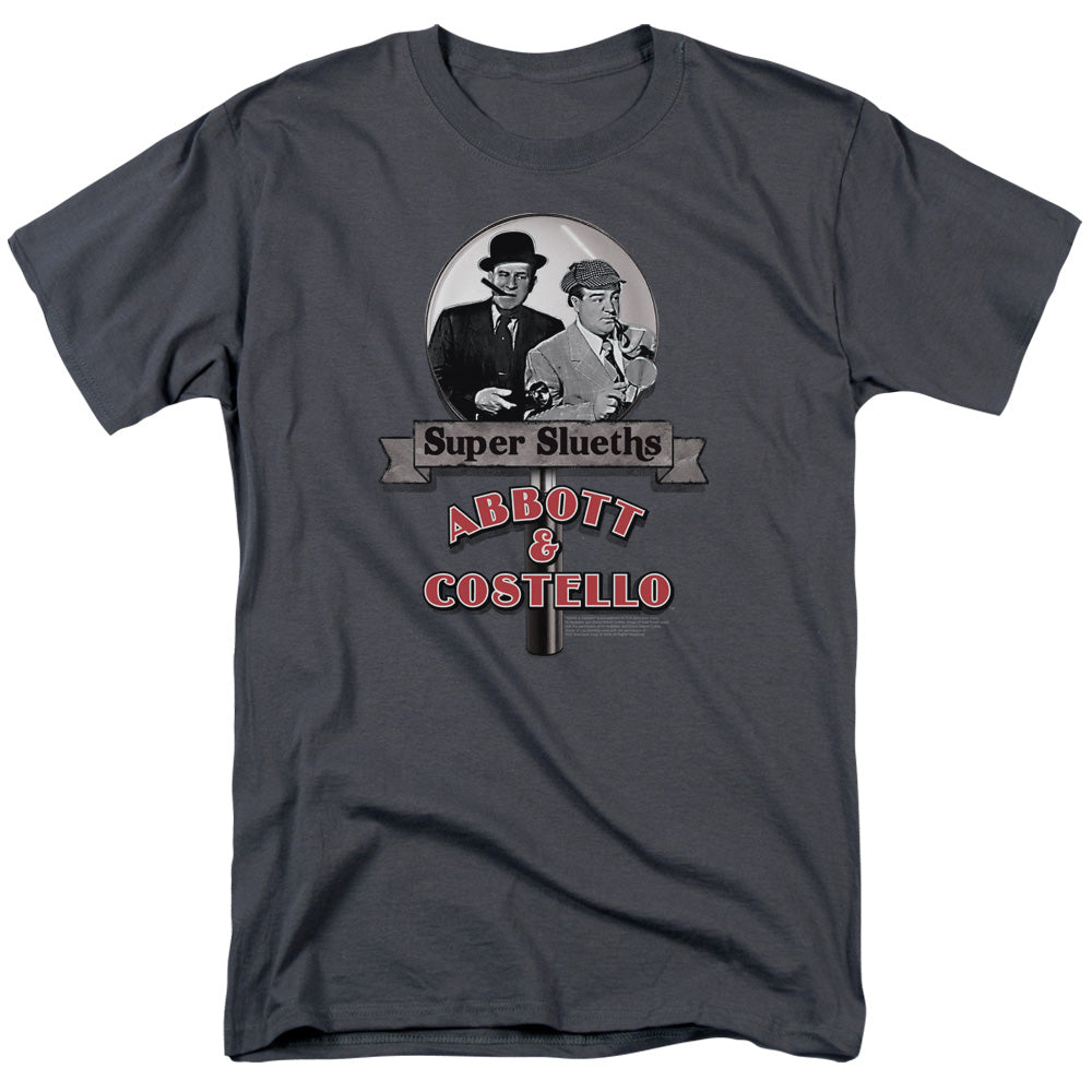 Abbott and Costello™ Shirt - Officially Licensed - Super Sleuths - Comedy Duo - Adult Unisex Short Sleeve T-Shirt