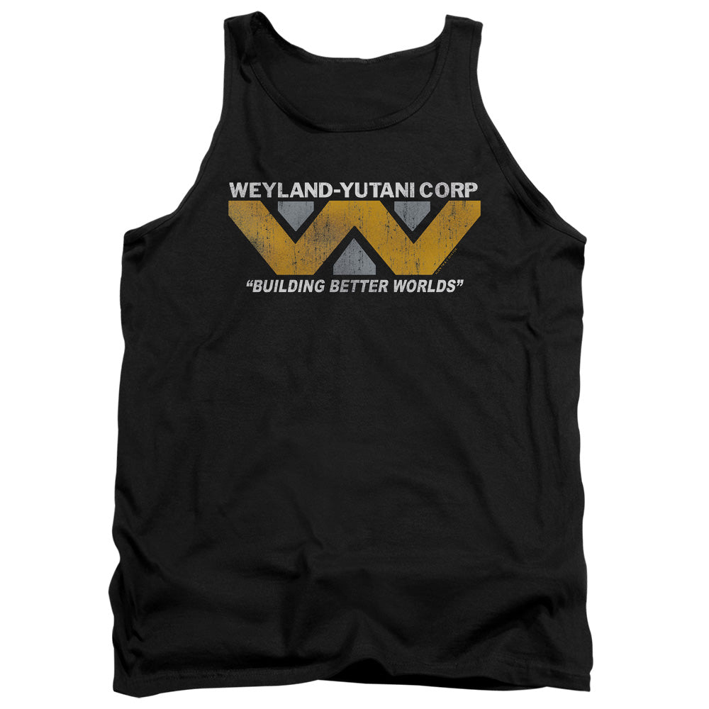 Alien™ Movie Tank Top - Weyland - Officially Licensed - Adult Unisex Tank Top - Alien Vs Predator, Xenomorph, Aliens, Horror
