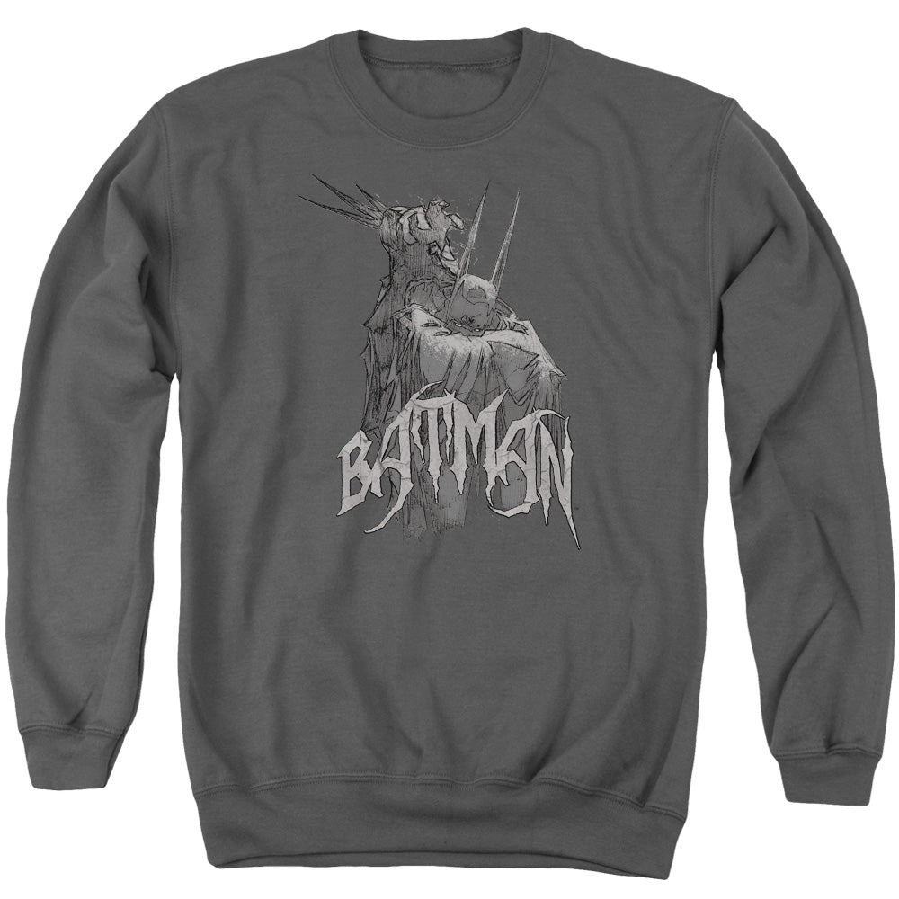 Batman - Scary Right Hand Adult Crewneck Sweatshirt - Forces Of Mankind