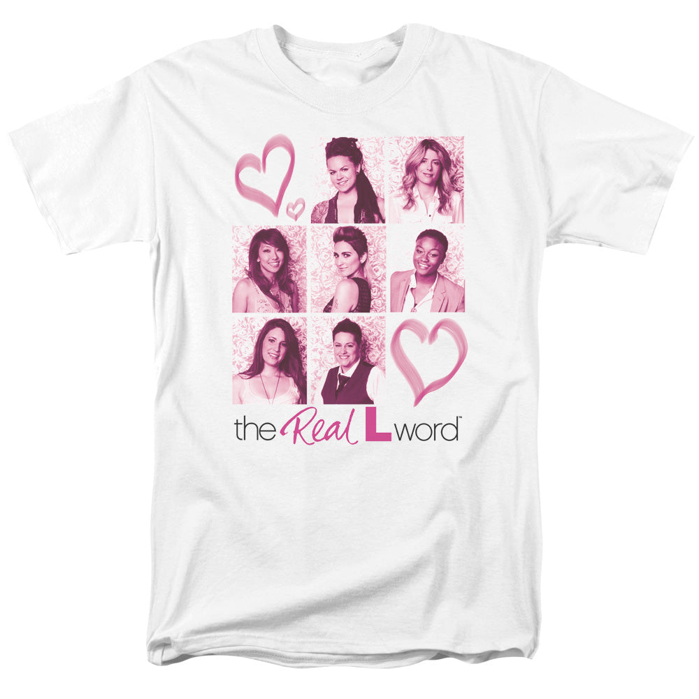 The Real L Word™ Shirt TV Show Series - Officially Licensed - Adult Unisex Short Sleeve T-Shirt - Hearts