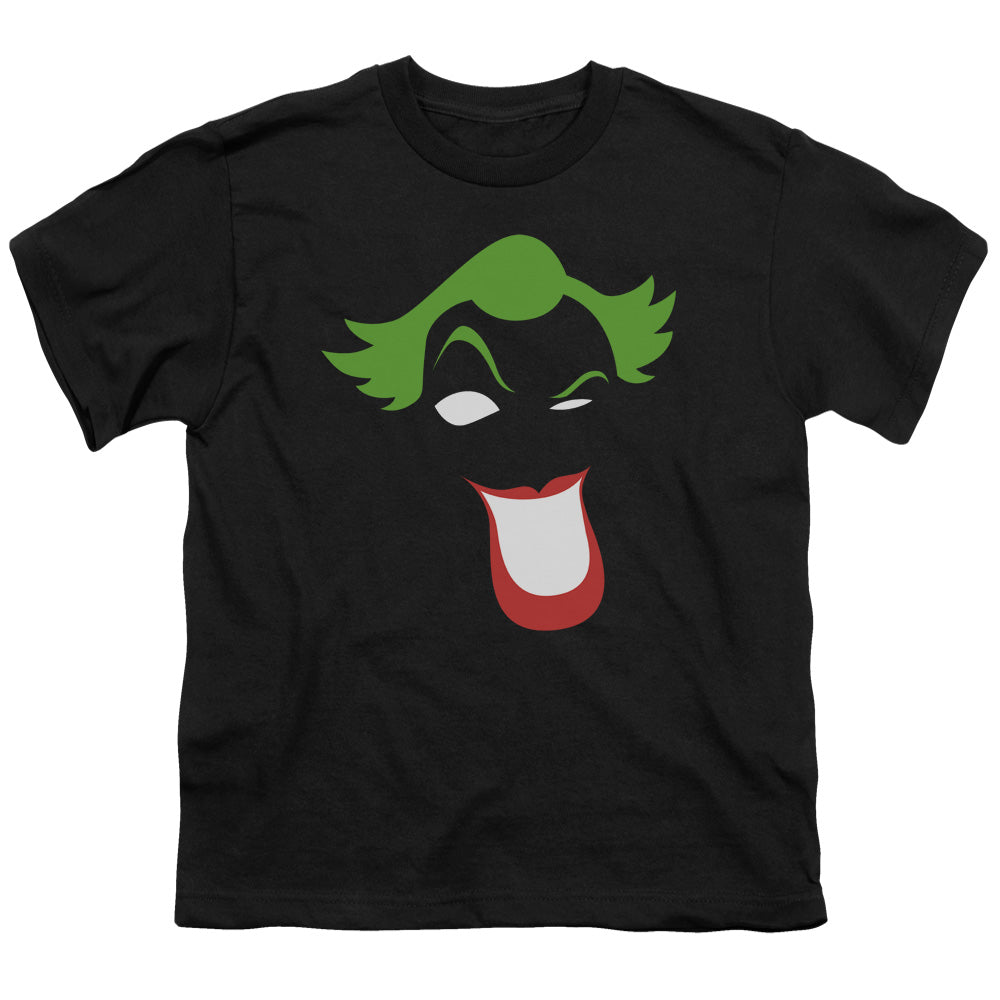 Batman - Youth Kids T-Shirt (Ages 7+) - Short Sleeve Youth T Shirt - Joker Simplified - Officially Licensed - S M L XL