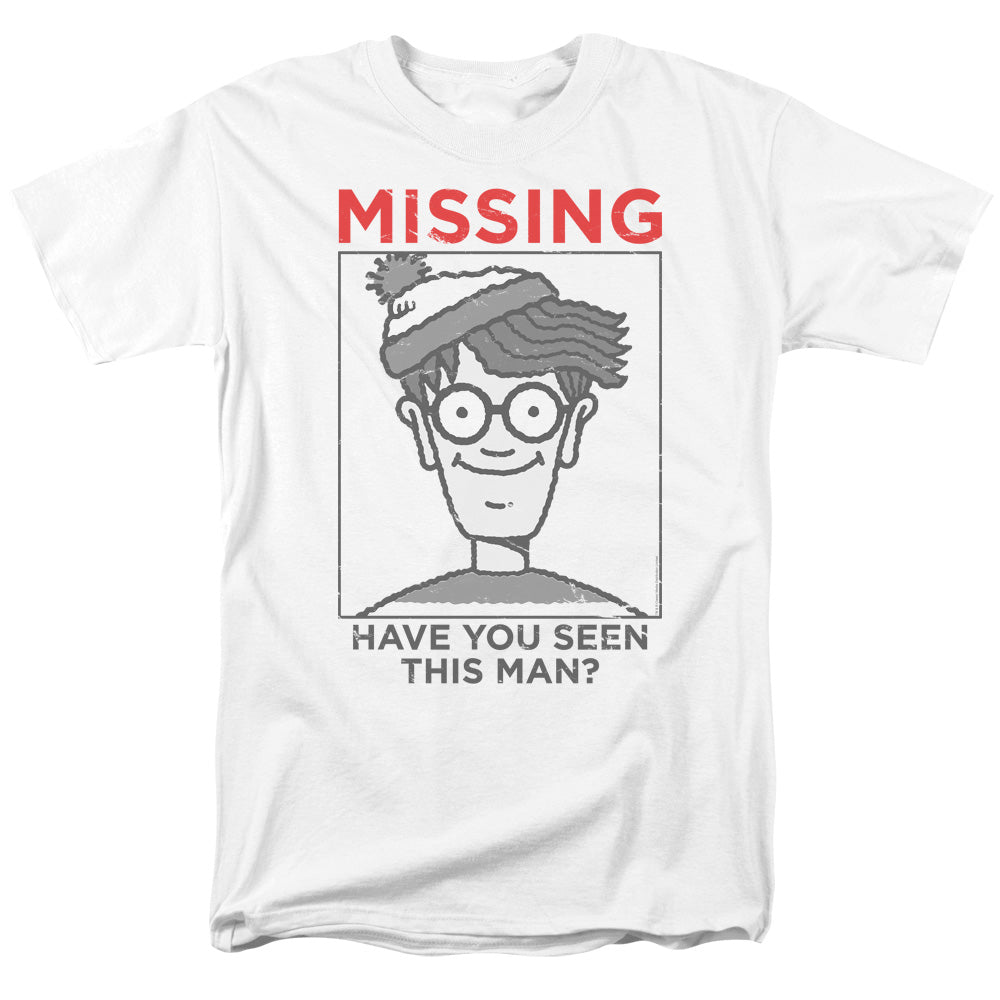 Where's Waldo™ Shirt - Officially Licensed - Missing - Adult Unisex Short Sleeve T-Shirt