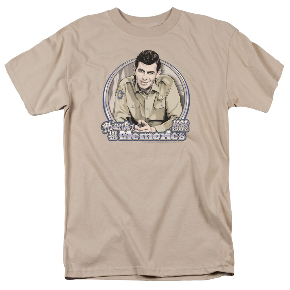 Andy Griffith Show™ TV Show Shirt - Thanks For The Memories - Adult Unisex Short Sleeve T-Shirt - Officially licensed