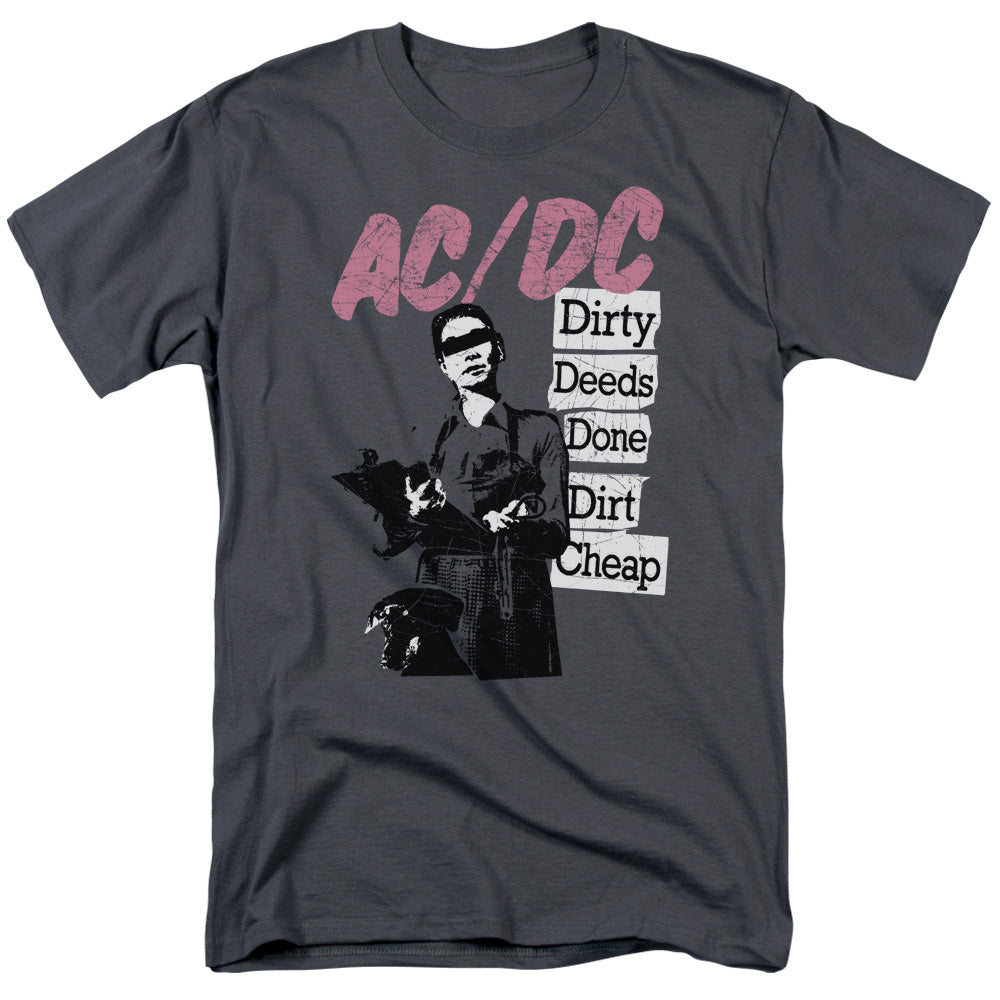 Acdc - Dirty Deeds Short Sleeve Adult 18/1 - Forces Of Mankind