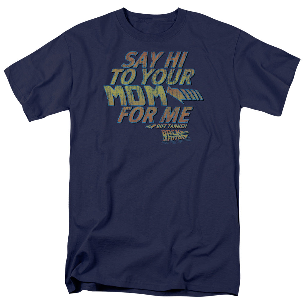 Back To The Future™ Shirt - Officially Licensed - Say Hi - Adult Unisex Short Sleeve T-Shirt